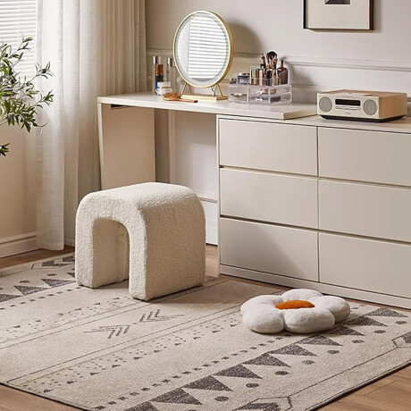 Banco arco de tela - 38x42cm Blanco