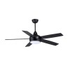 "VENTILADOR LED 24W 52"" 3CCT NEGRO C/ CONTROL" "VENTILADOR LED 24W 52"" 3CCT NEGRO C/ CONTROL"