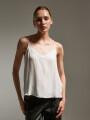 Musculosa Esqueiara Marfil / Off White