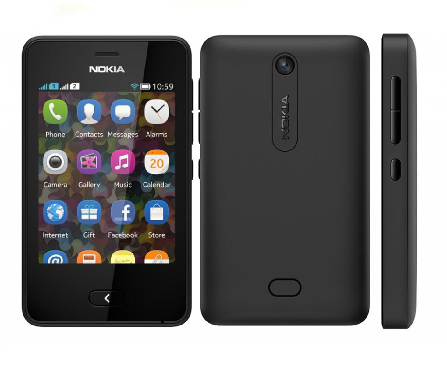Nokia Asha 501 4GB Negro 