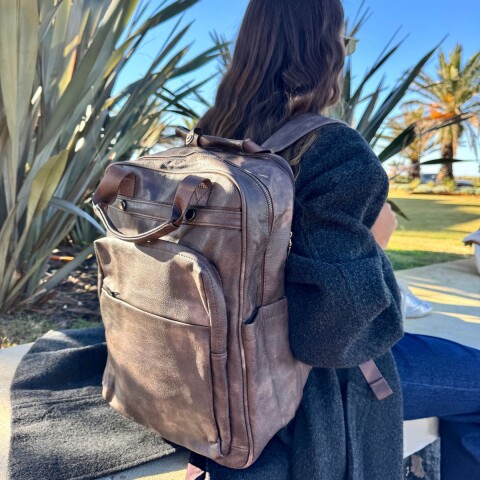 Mochila Oporto Marrón
