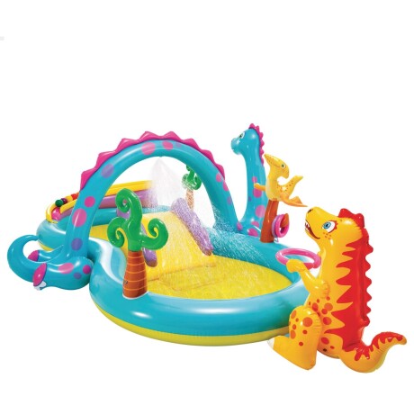 INTEX PISCINA CENTRO JUEGO INFLABLE CON DINOSAURIOS 302 X 229 X 112 CMS 280 LTS Intex Piscina Centro Juego Inflable Con Dinosaurios 302 X 229 X 112 Cms 280 Lts
