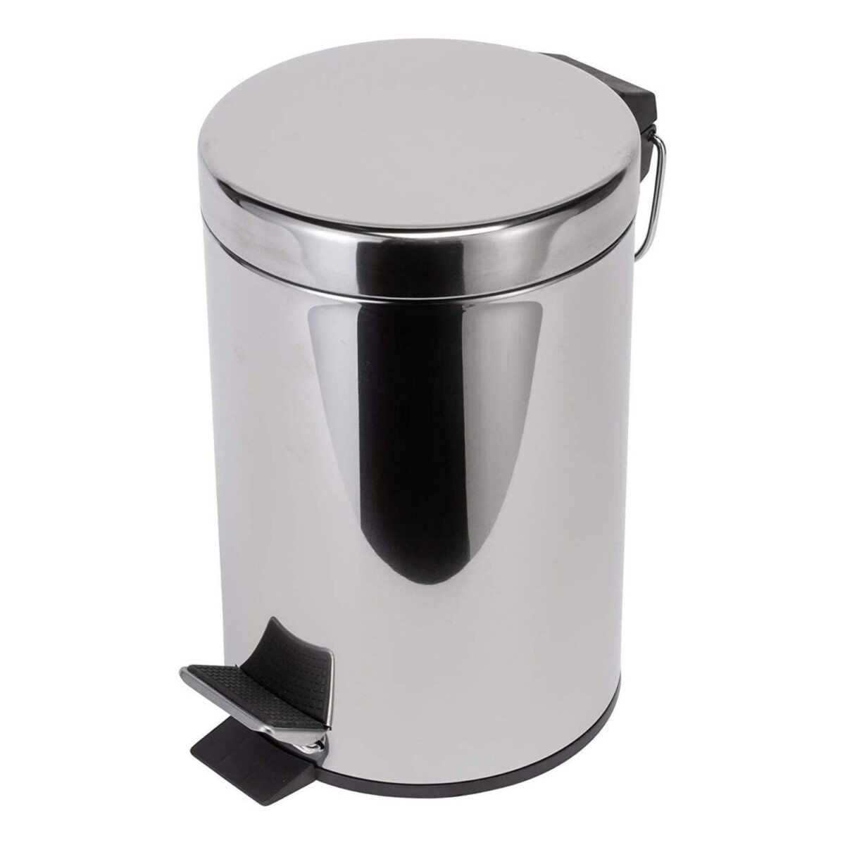 Papelera Contenedor 8 L Residuos Basura Acero Metal C/ Pedal 