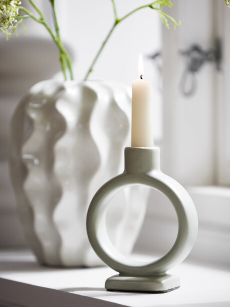 Candelabro THORSTEN A6xL11xA15cm verde Candelabro THORSTEN A6xL11xA15cm verde