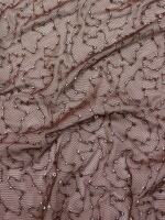 Pañuelo Multifuncional Con Abalorios marron
