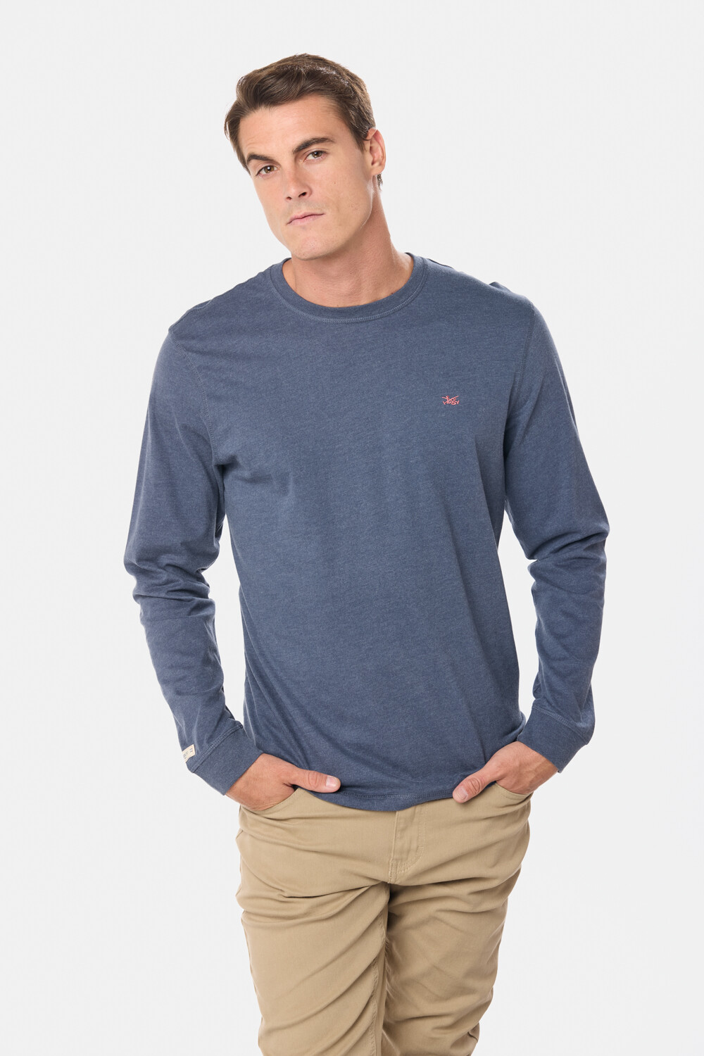 REMERA LISA DE ALGODÓN Marino