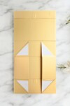 Caja rígida con imán 30x15x10,5 cm. ORO