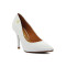 Zapato Formal Mujer Vizzano Clásico Taco Alto Blanco