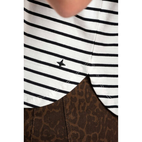 Remera Algodón A Rayas Nacar