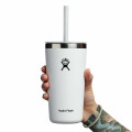 20 oz All Around™ Tumbler with Straw Lid White