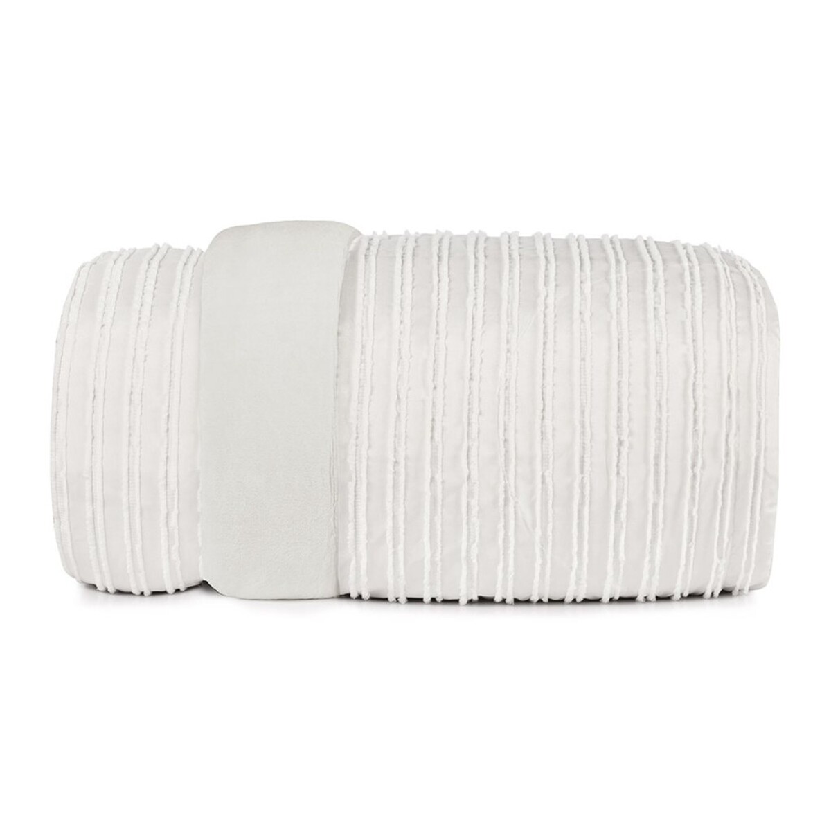 Acolchado Twin - Raya porcelana 1,70m x 2,40m 