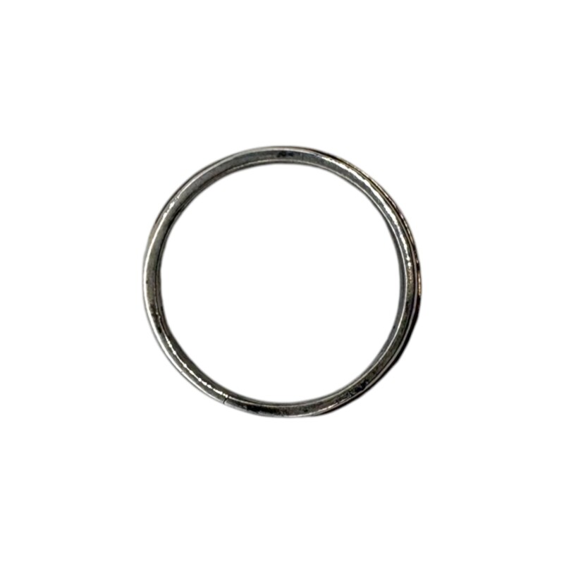 Anillo cinta griega - Plata y Oro - sin piedra - AN5995 sinpiedra