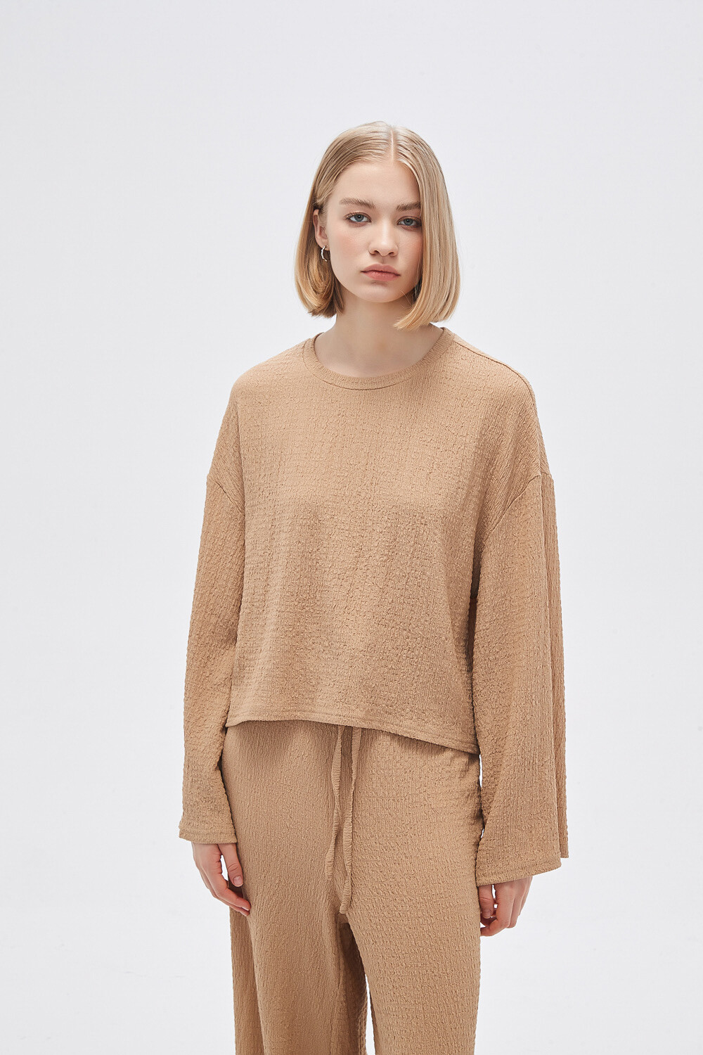 Tops Rele Beige Oscuro