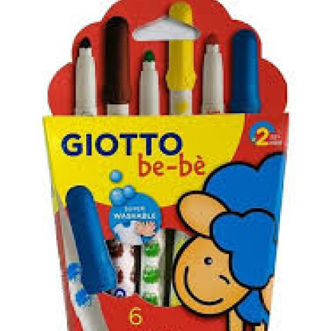 Marcador GIOTTO BEBE x 6 Marcador Giotto Bebe X 6