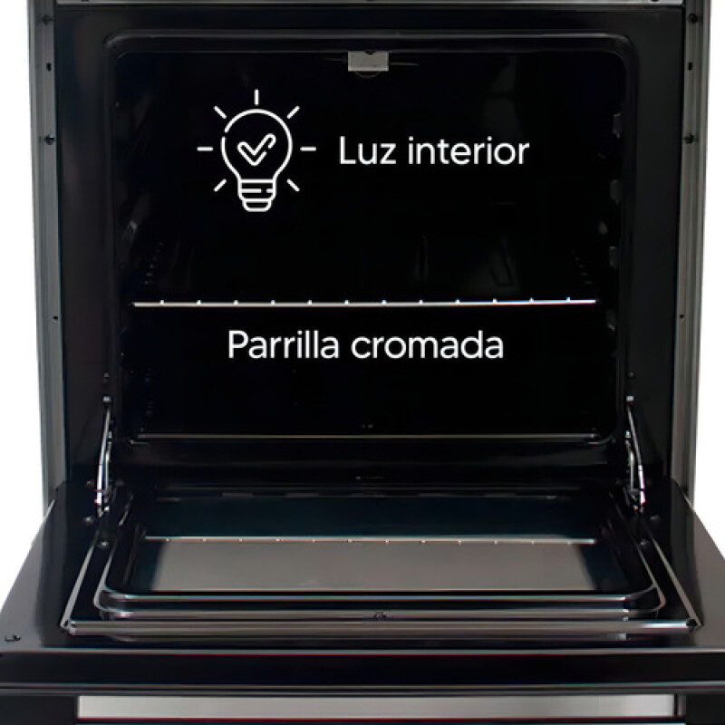 Cocina Multigas Enxuta Con Luz 9504n Encendido Color Negro Cocina Multigas Enxuta Con Luz 9504n Encendido Color Negro