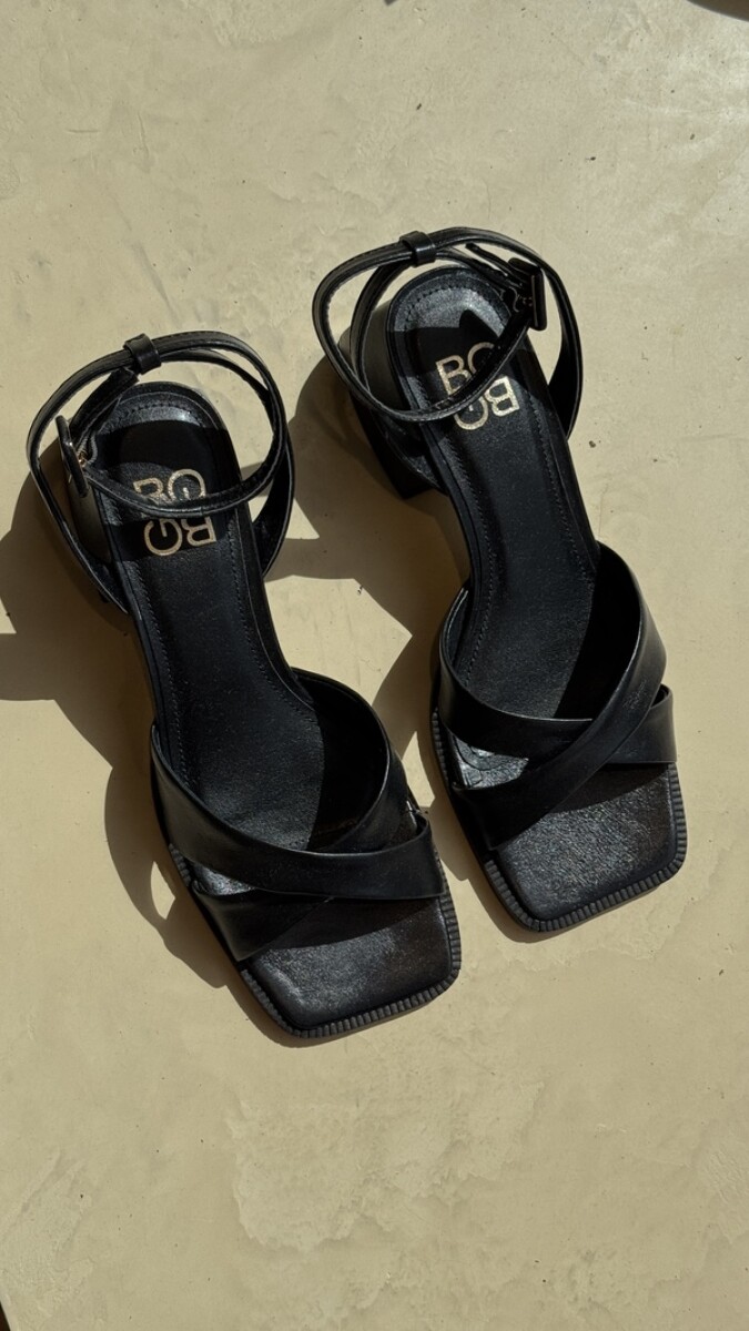 Sandalias Aime - Negro 