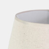 LAMPARA BLANCA/BEIGE P/MESA 39X24CM Unica