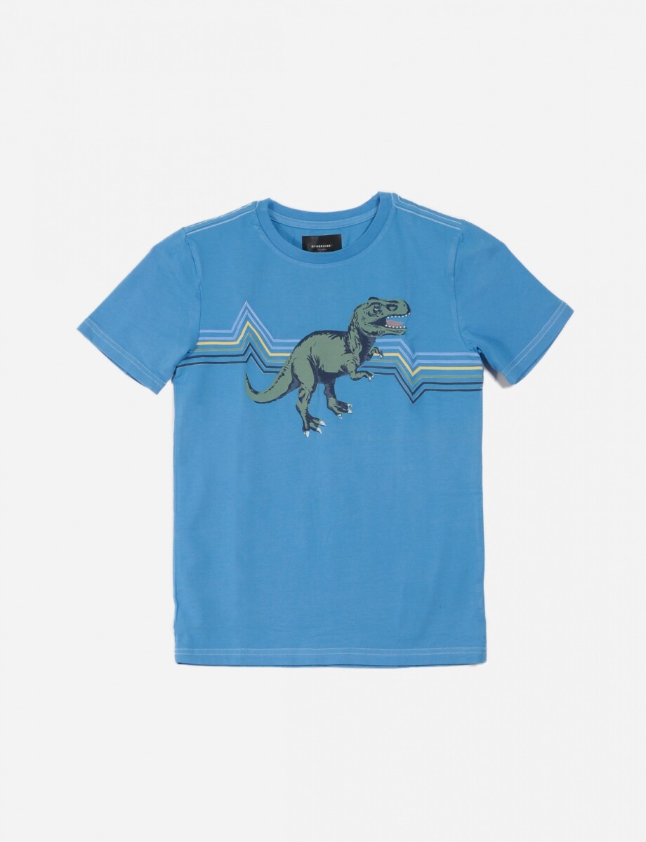 Remera T-REX - Celeste 