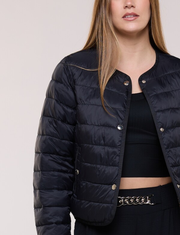 Campera Packable Reversible NEGRO