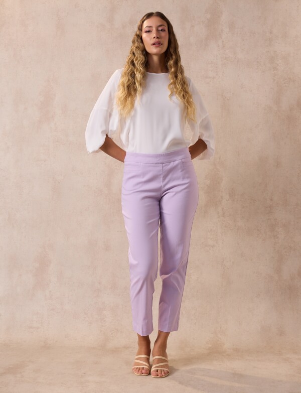Pantalon Pull On LAVANDA CLARO