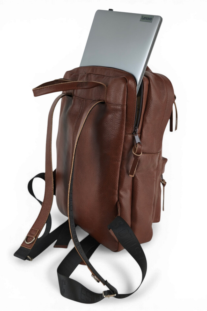 Mochila porta notebook Marrón