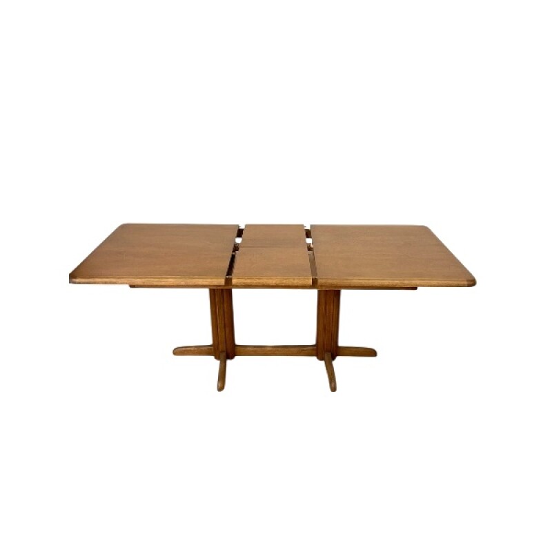 Juego de comedor extensible pata de gallo- 6 sillas curvas horizontales Juego de comedor extensible pata de gallo- 6 sillas curvas horizontales