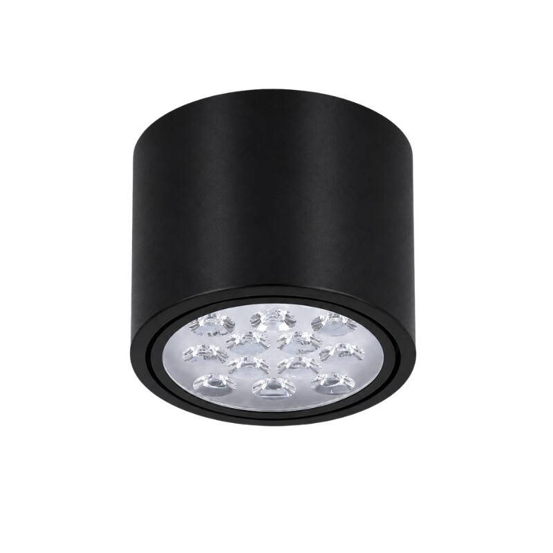 Roma 12W Luminaria De Exterior Roma 12W Negro