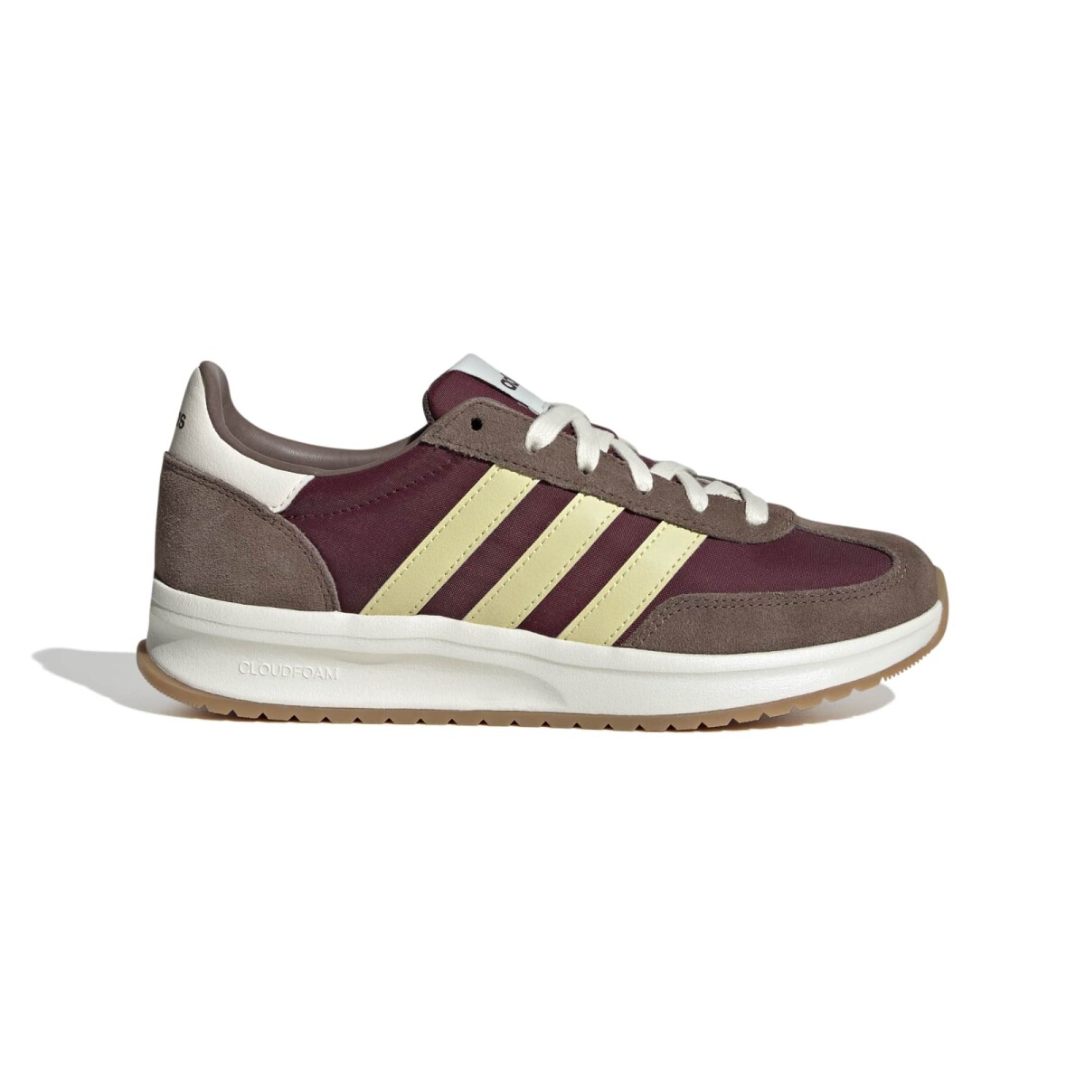 Calzado Adidas de Dama - RUN 70S - ADJQ9589 - MAROON/POWDER YELLOW/EARTH STRATA 