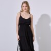 Vestido Maxi Botones NEGRO