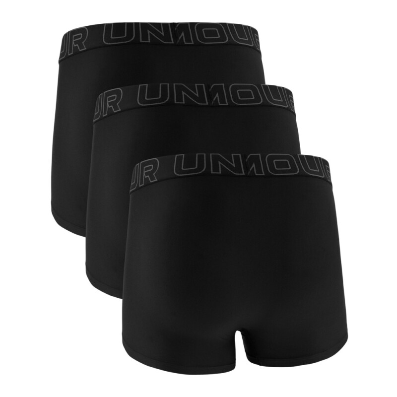 UA PERFORMANCE TECH-SOLID 3 IN 3PK-GRY BLK-001