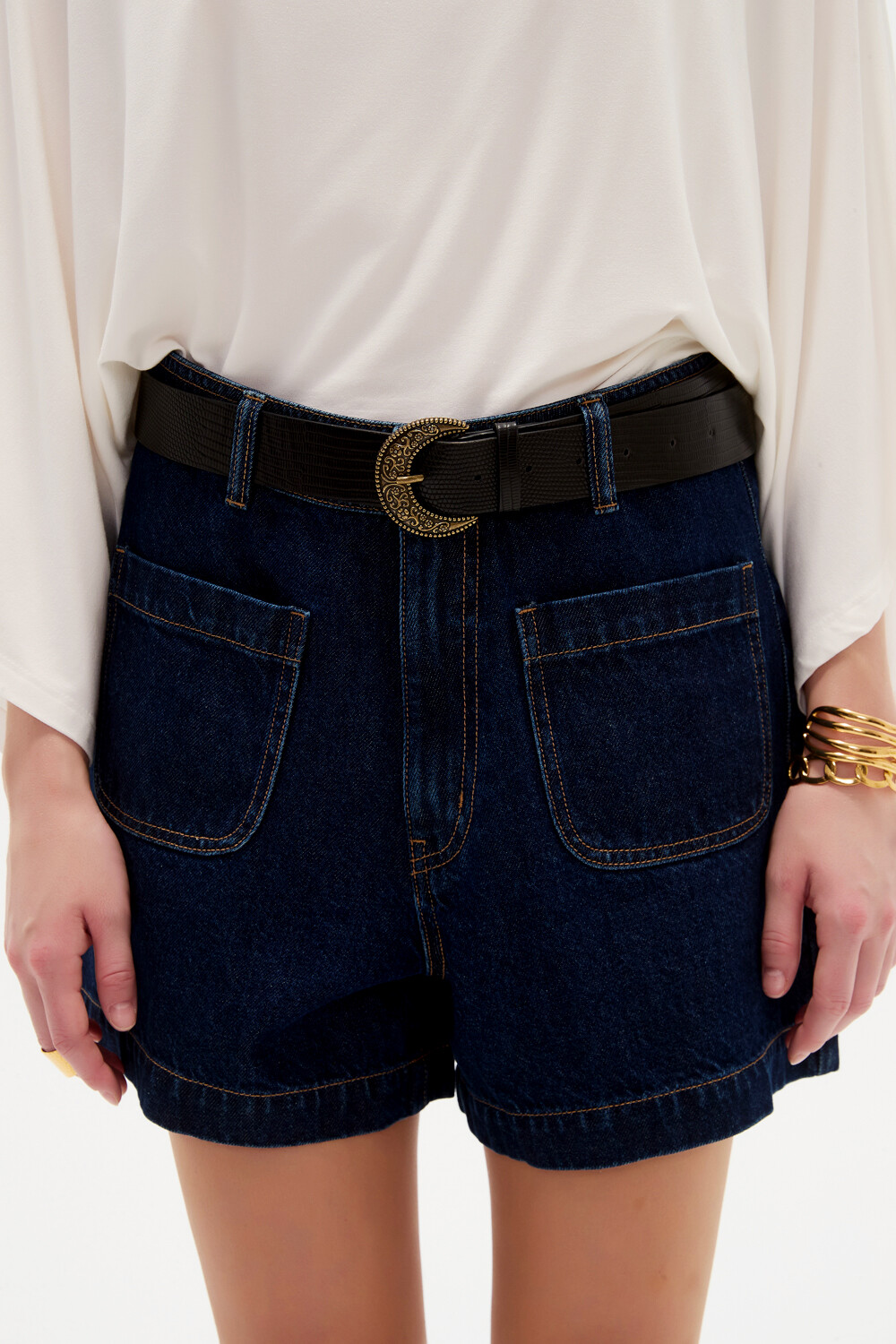 Short Tariane Azul Indigo