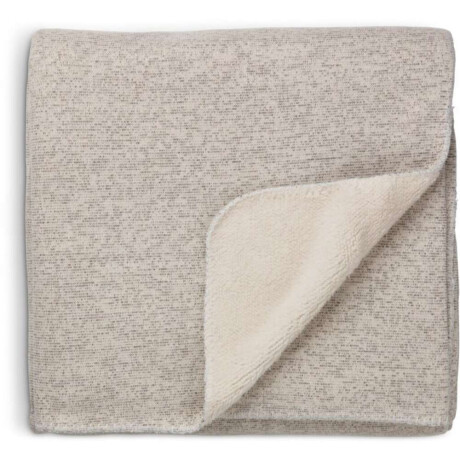 Manta throw GEDEBLAD 130x180 chenille gris/blanco Gris/blanco