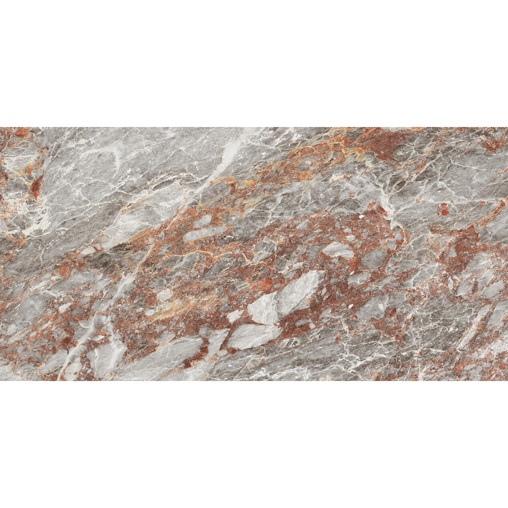 PORCELANATO MONTE CLARO RED 60x120 CM POL Porcelanato Monte Claro Red 60x120 Cm Pol