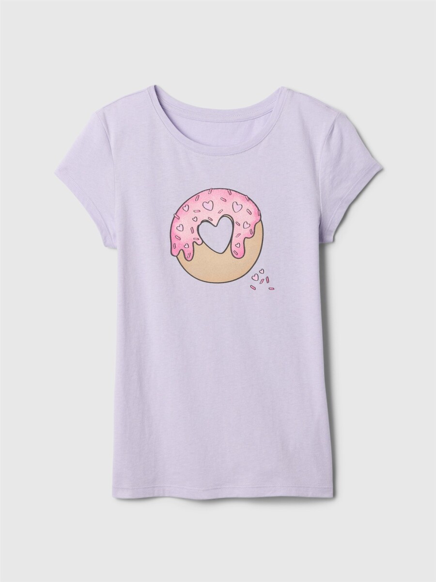 Remera Gráfico Niña - Perfumed Lilac 