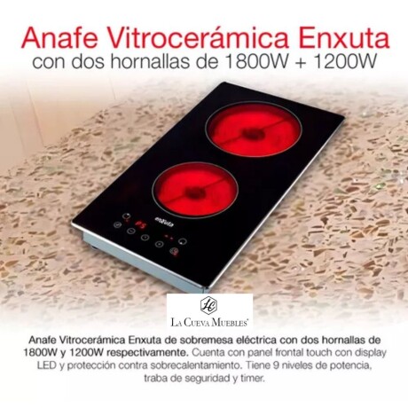 Anafe Vitroceramica 2 Hornallas Enxuta Anafe Vitroceramica 2 Hornallas Enxuta