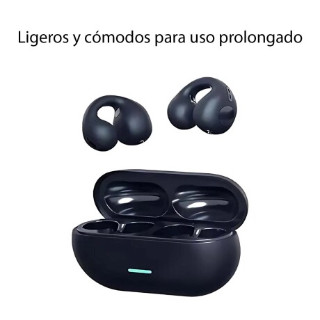 Set Reloj Deportivo Luz + Auriculares Earcuffs Inalámbricos Negro