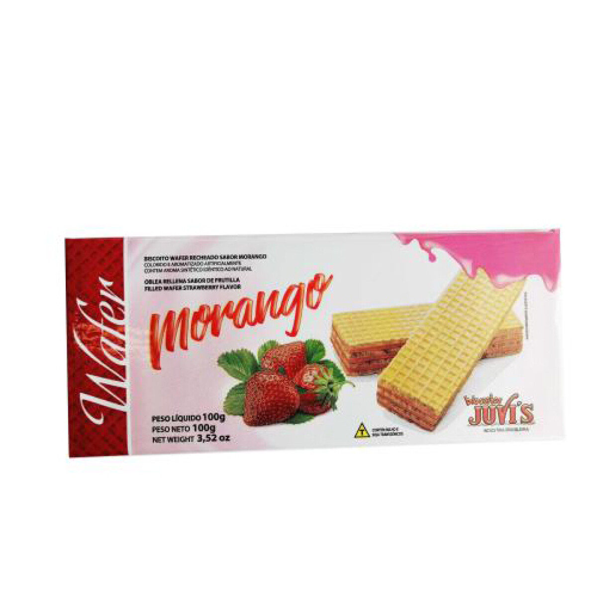 Oblea Wafer Juvis - Frutilla 