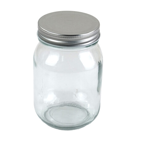 FRASCO VIDRIO 450ML LISO TAPA ROSCA METAL FRASCO VIDRIO 450ML LISO TAPA ROSCA METAL
