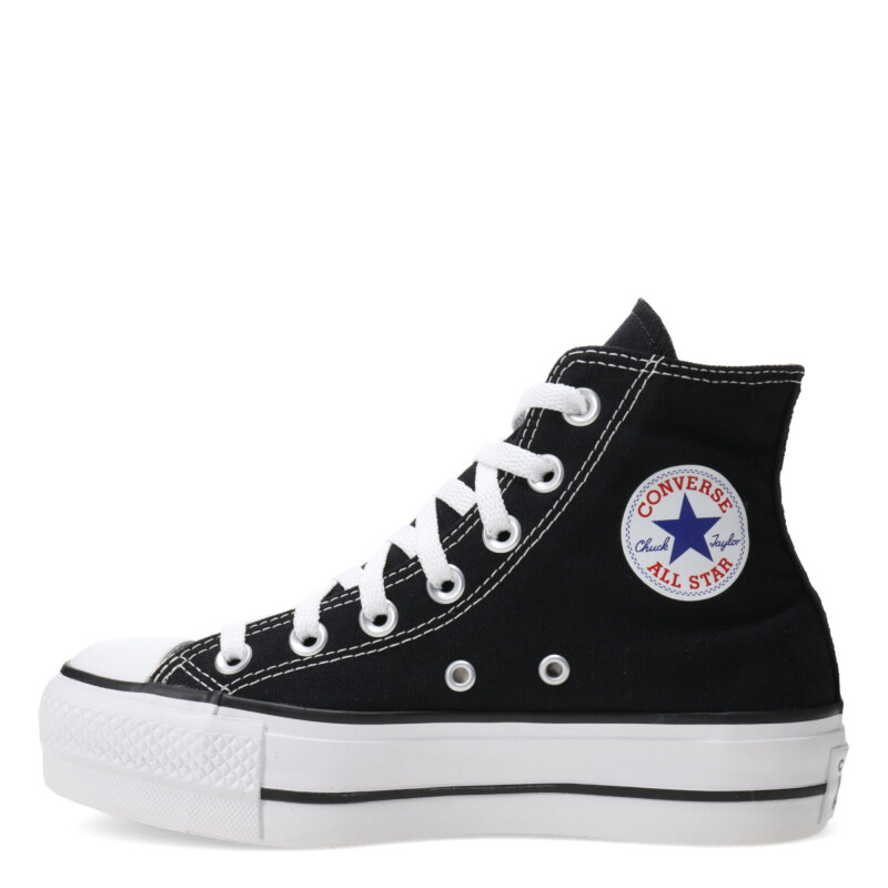 Championes Unisex Converse Chuck Taylor All Star Hi Negro - Blanco