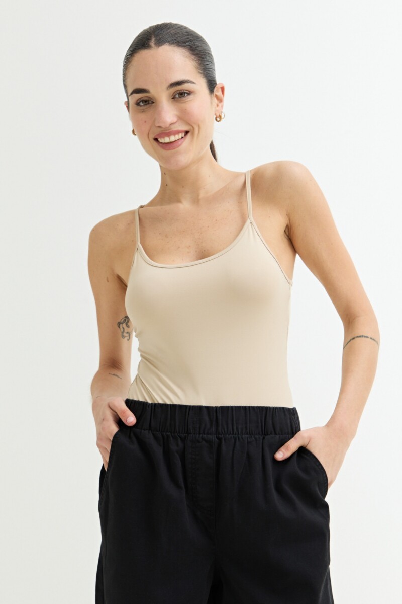 Body basico - Beige 
