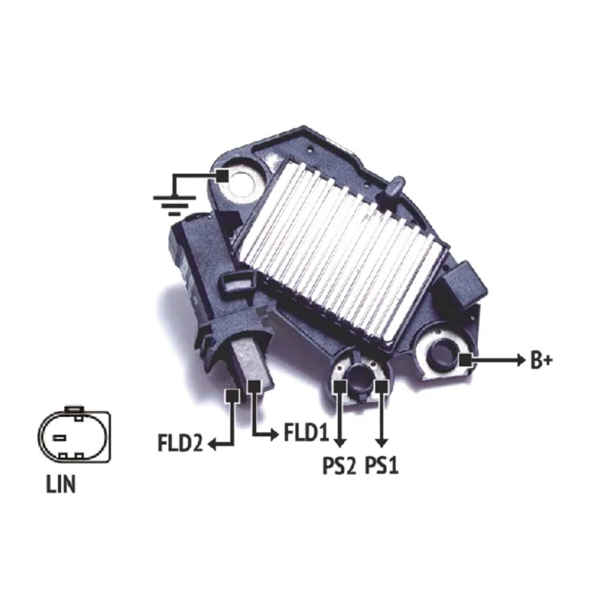 REGULADOR VOLTAJE NISSAN NISSAN MIC RENAULT CLIO-SUZUKI CEL VALEO=RGM.08076 NOSSO 