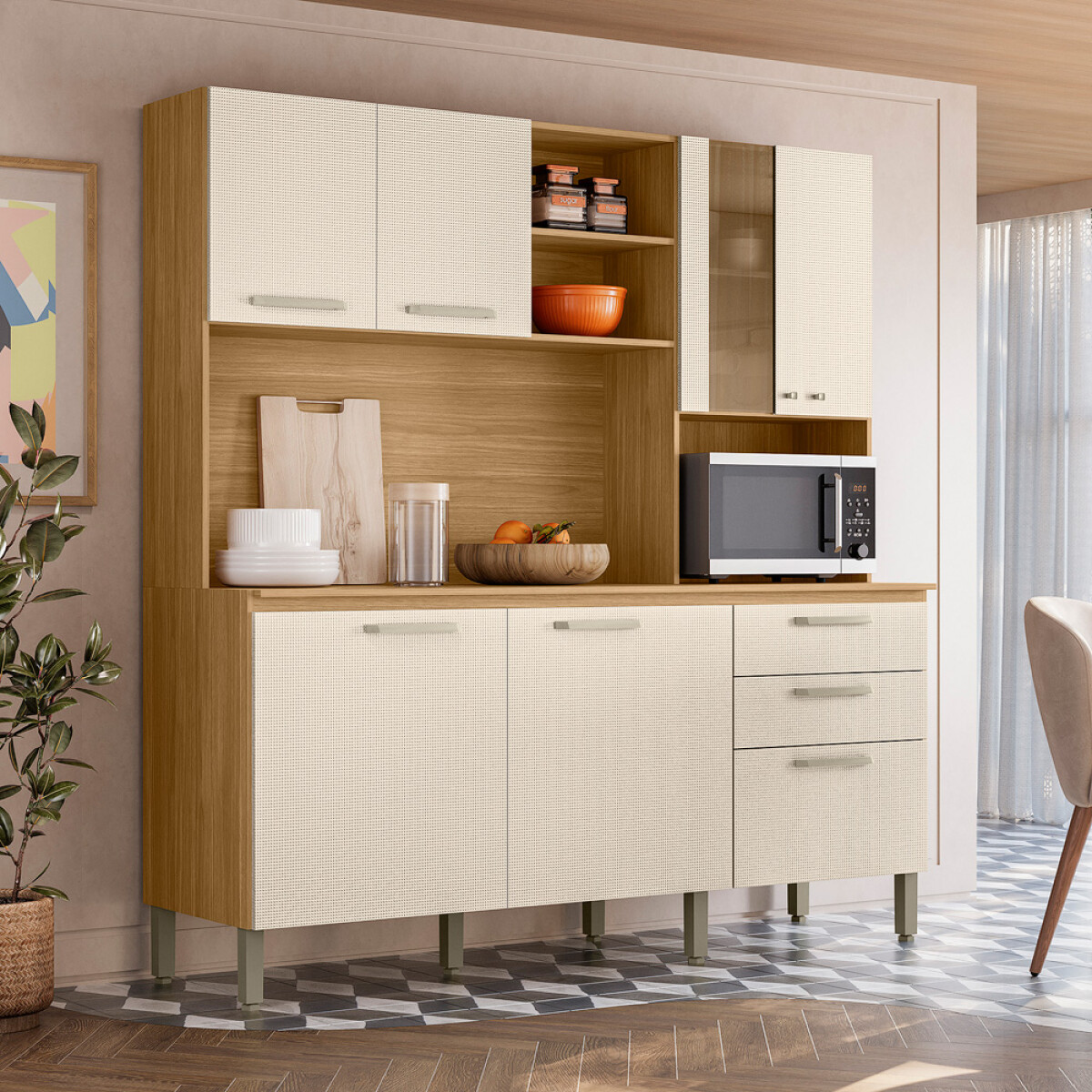 PARANA - KIT DE COCINA MEGA FREIJO/SUAVE 2929-9031 
