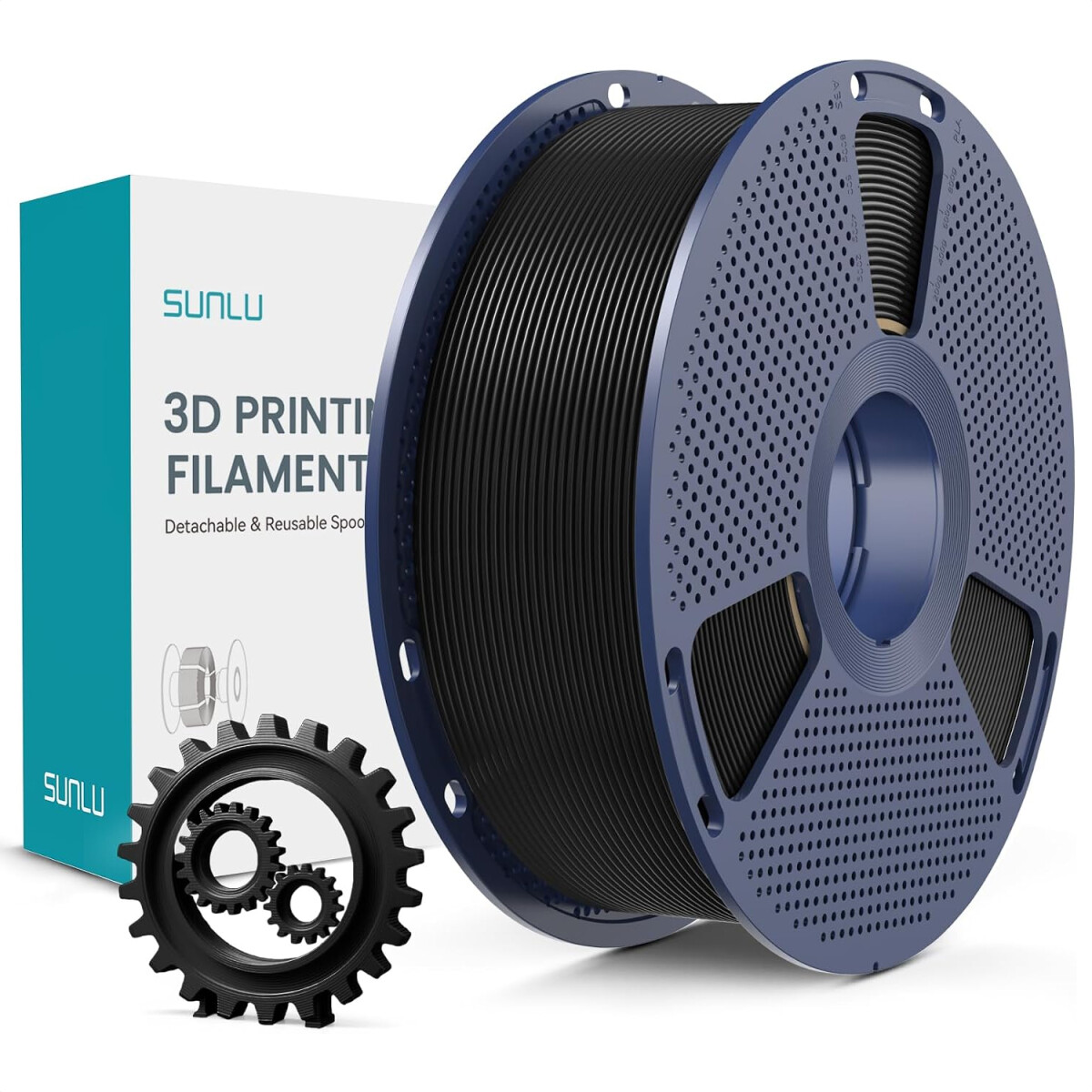 Filamento Sunlu Silk Pla+ 1.75 Mm - NEGRO 