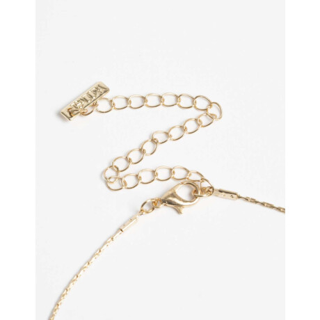 Cadena Con Dije Dona Negra Dorado