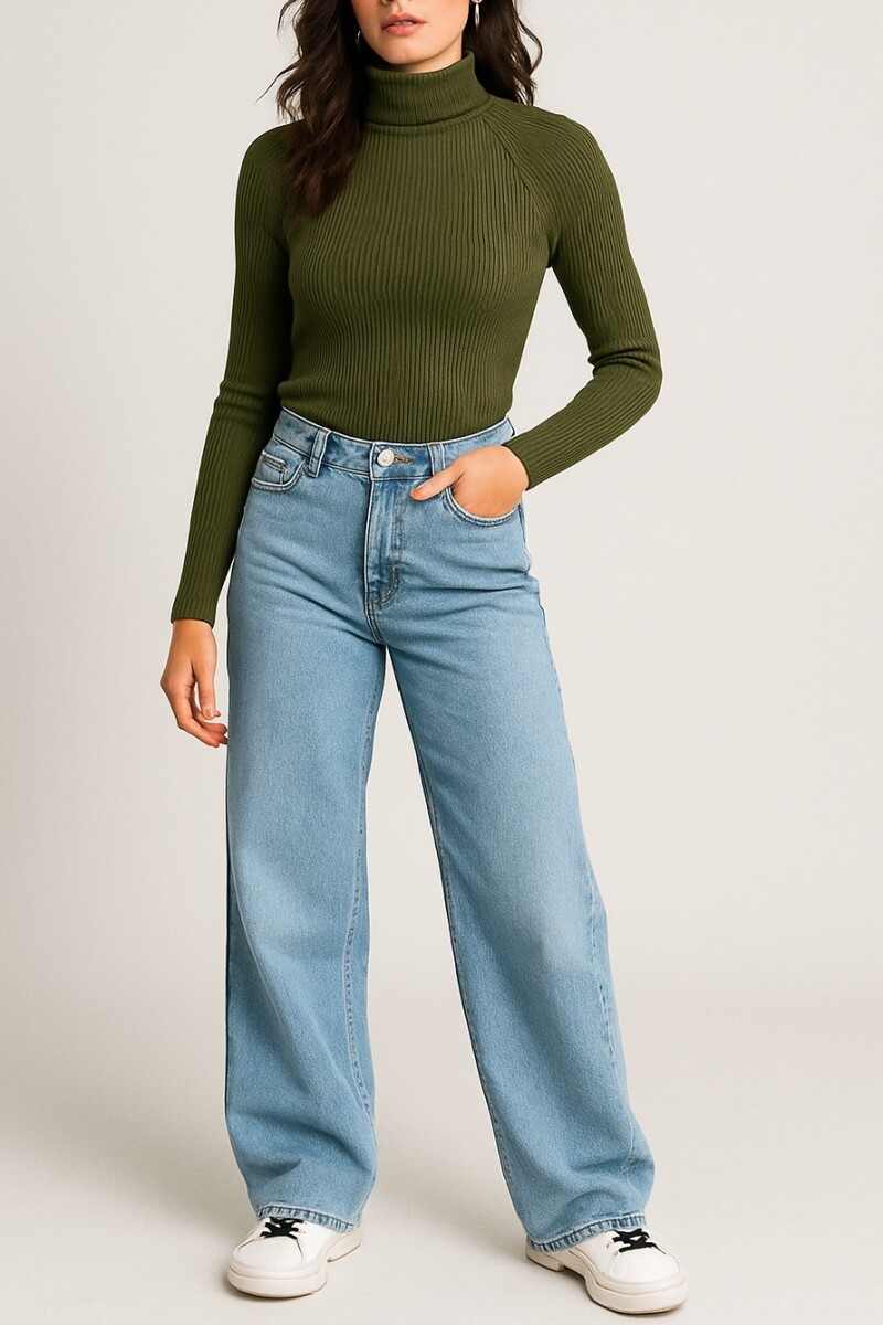 Polera Oliva Verde Oliva