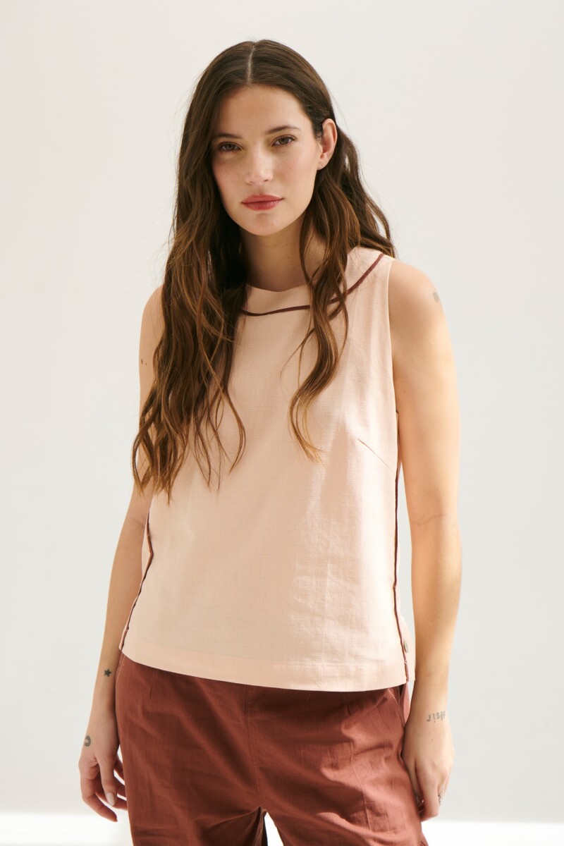 TOP LINO STRECH VIVI ROSA