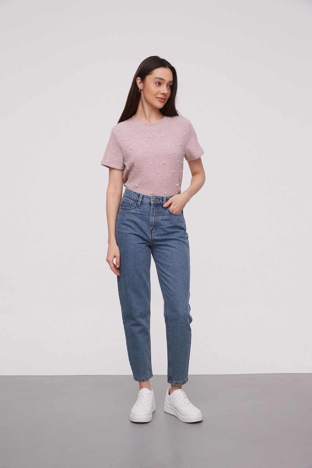 Pantalon Vacareli Azul Grisaceo