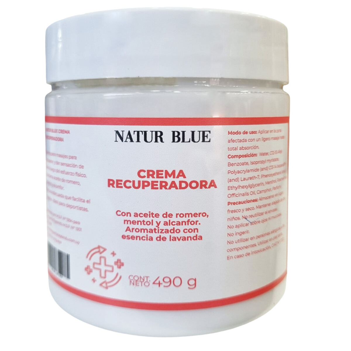 Crema Recuperadora Natur Blue 490g