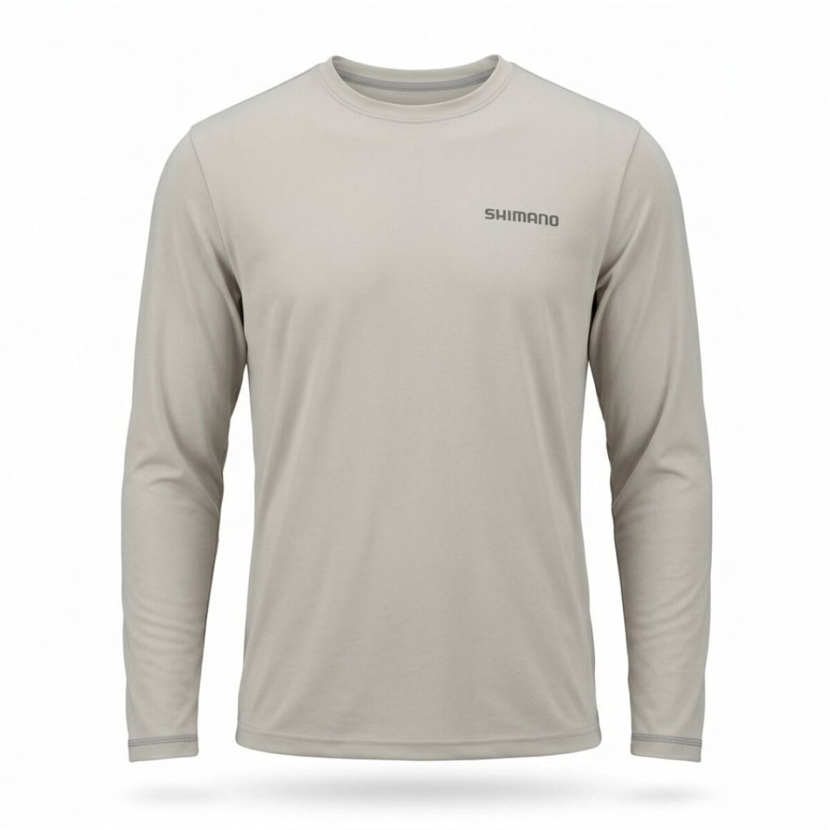 Remera Buzo Shimano Tech Tee Filtro Uv Manga Larga - Gris 