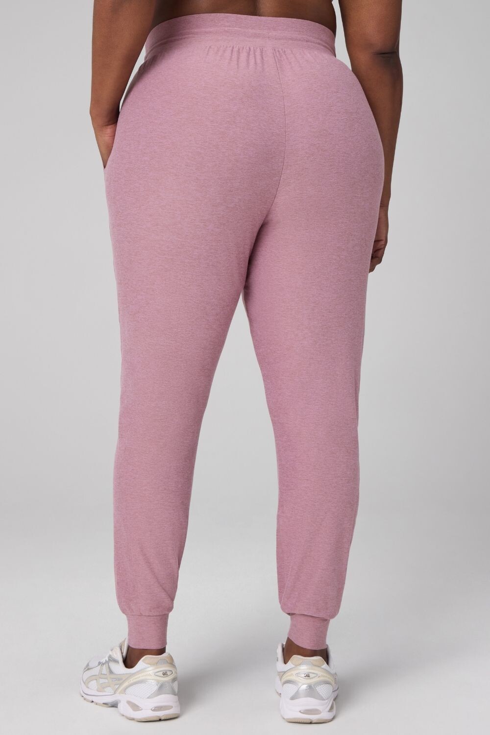 Leggings Jogger Cloud Jersey Mujer Mushroom Mauve Heather